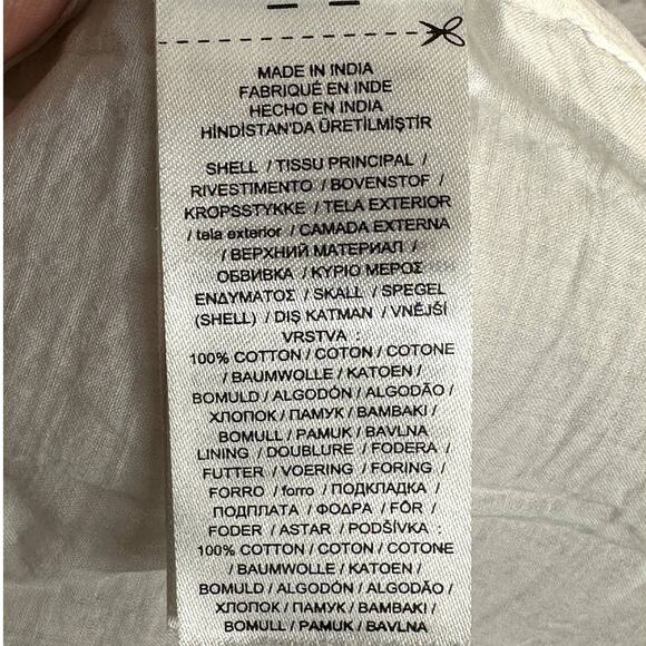 NWOT Lauren Ralph Lauren Maxi Prairie Tiered Boho Milk Maid Maxi Dress Size 16 - Picture 8 of 8